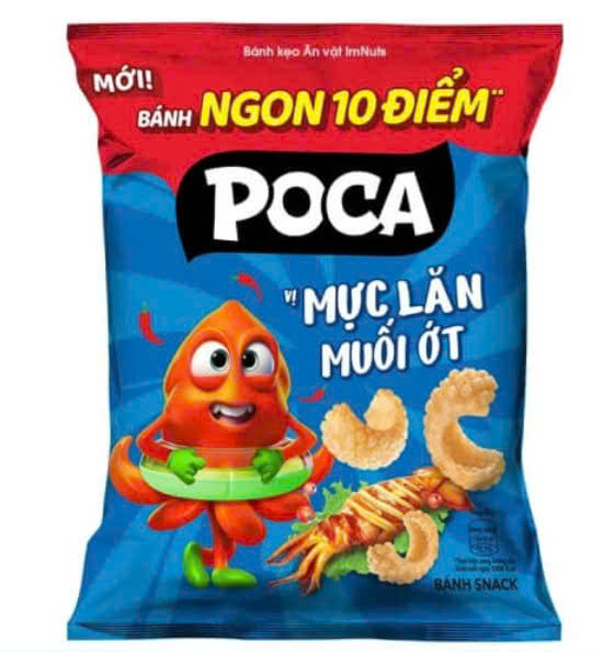SNACK POCA MỰC LĂN MUỐI ỚT