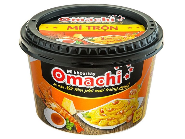 MÌ TRỘN OMACHI SỐT TÔM PHÔ MAI TRỨNG MUỐI