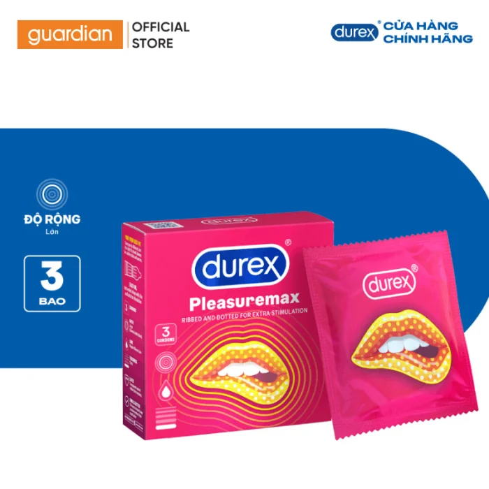 BCS DUREX – PLEASUREMAX HỒNG